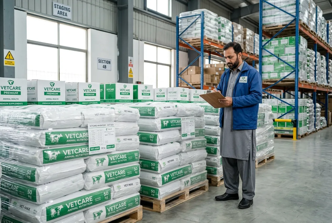 Pakvet livestock products ready for distributor supply across Pakistan